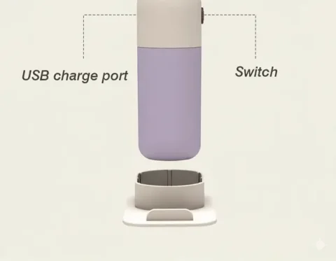 Portable Rechargeable Mini Hand Fan 4