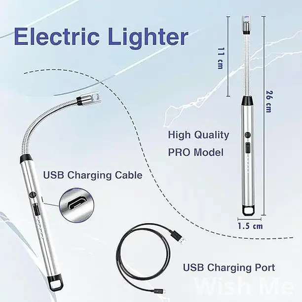 Rechargeable Electric Gas Lighter for Kitchen