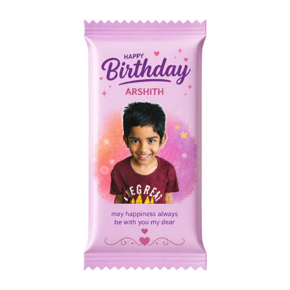 Customized Photo Chocolates for Birthday