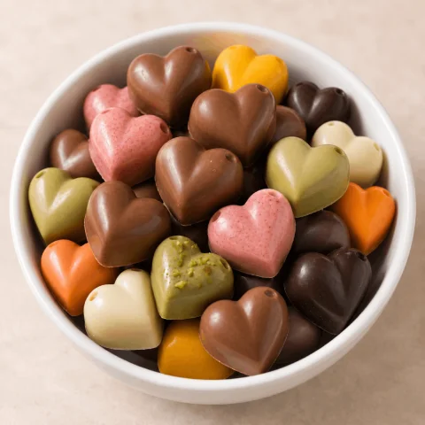 Heart Shaped Chocolates (Mixed - Pack of 21)