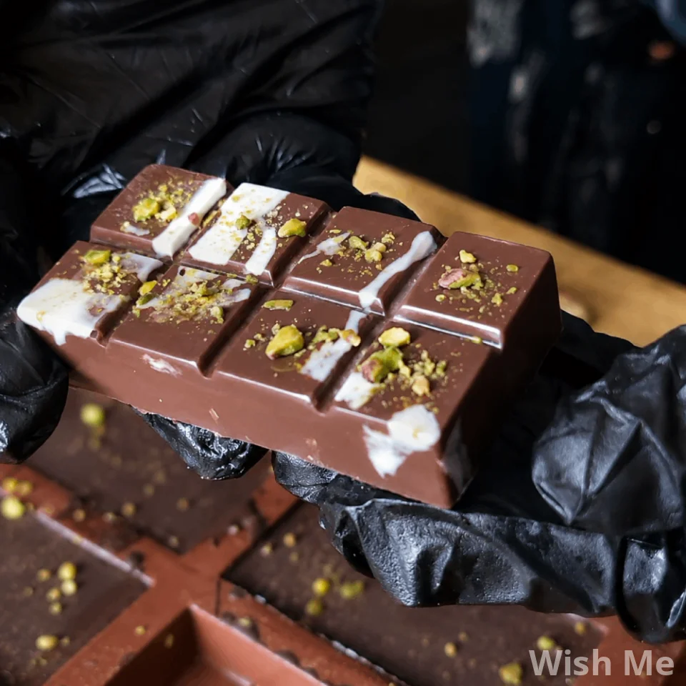 Dubai Kunafa Chocolate Mini Bar (Pack of 5)