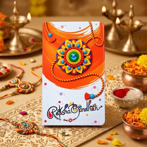 Rakhi Special Chocolate Bar Box with Rakhi