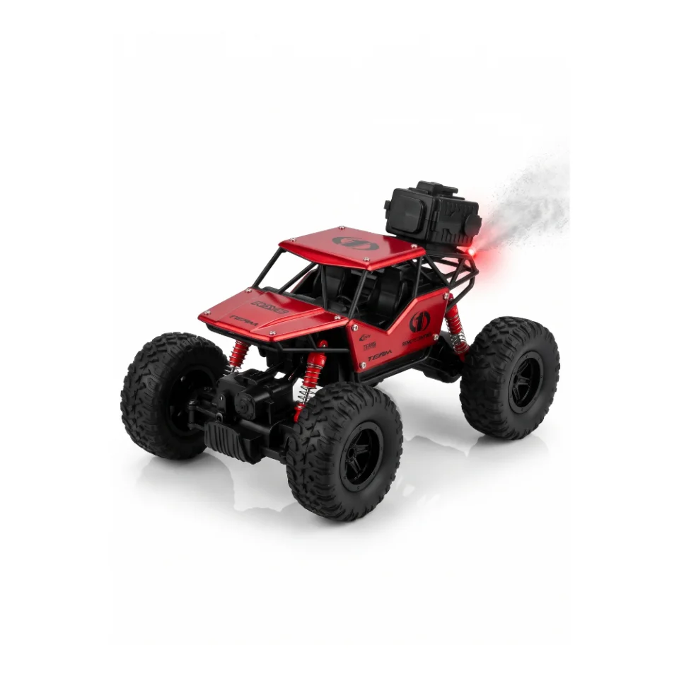 Rock Crawler Metal Remote Car | 1:18 off Road Car with Rechargeable and smoke spray function